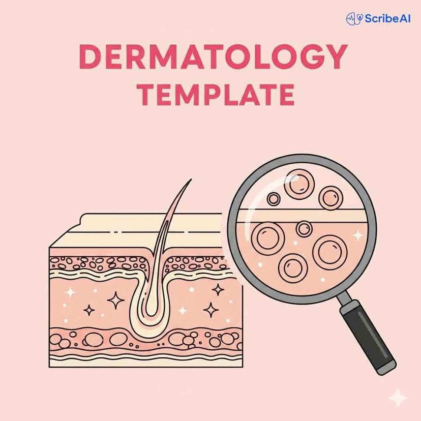 Dermatology SOAP Template