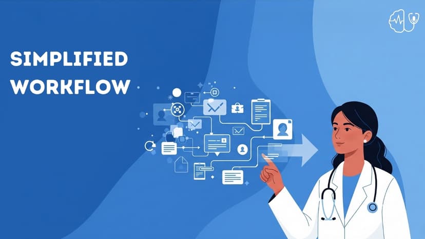 Team of healthcare professionals in a meeting