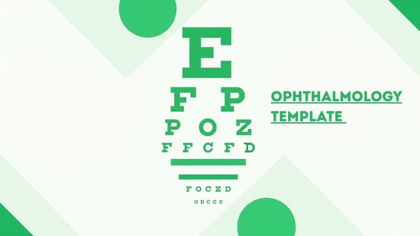 Ophthalmology Template