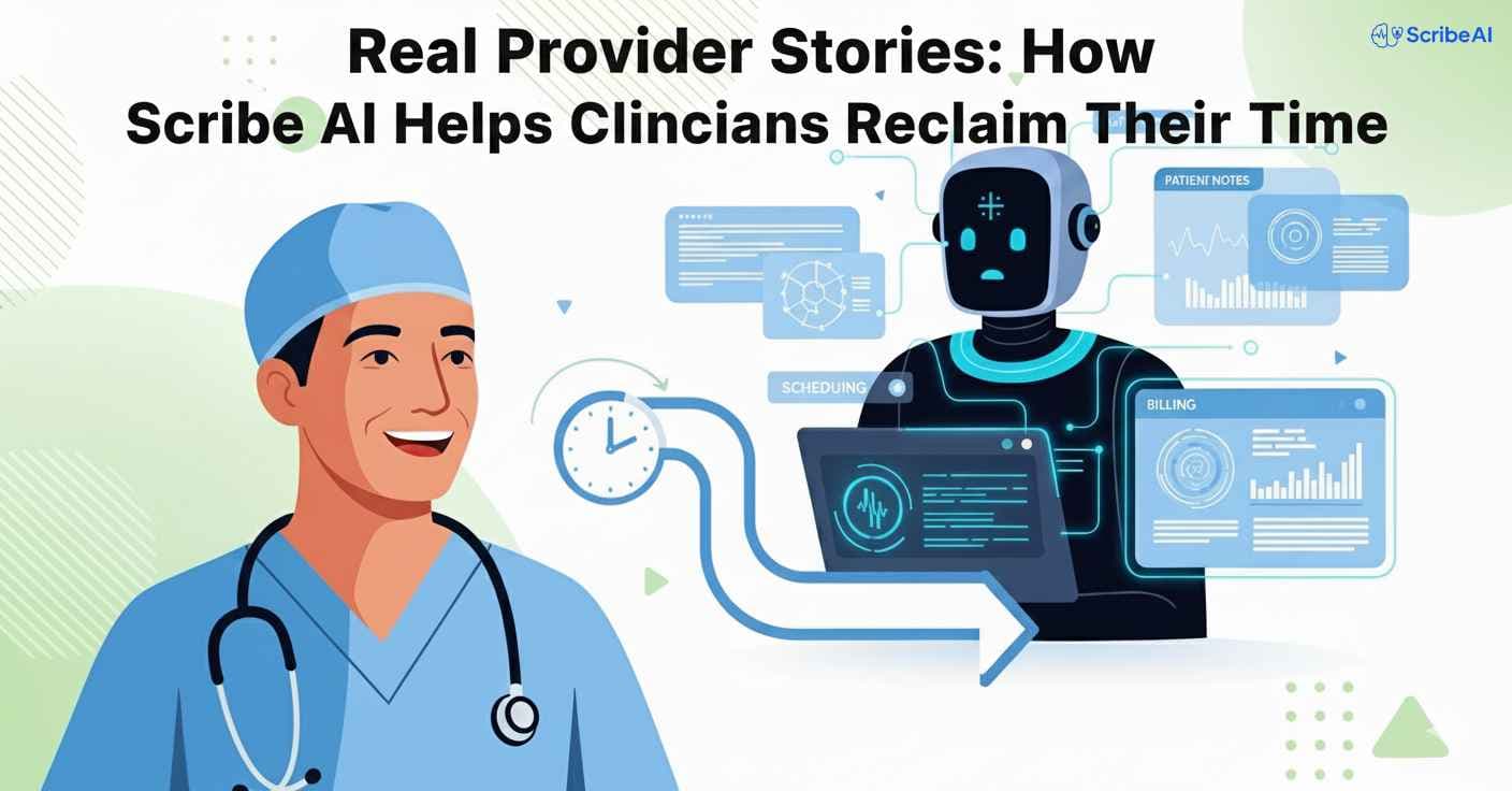 Real Provider Stories: How Scribe AI Helps Clinicians Reclaim Their Time