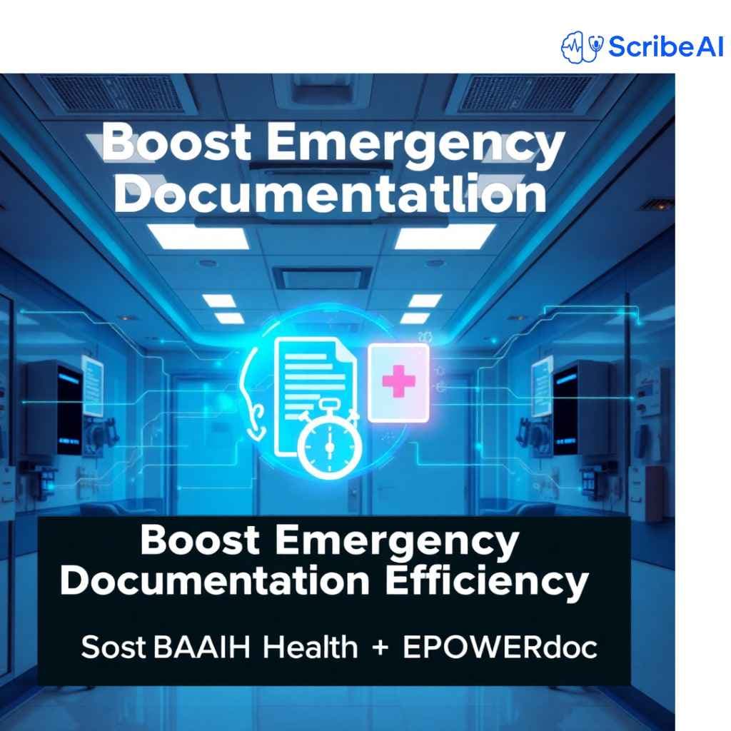 Boost Emergency Documentation Efficiency: Unlocking the Power of ScribeAI Health + EPOWERdoc Integration