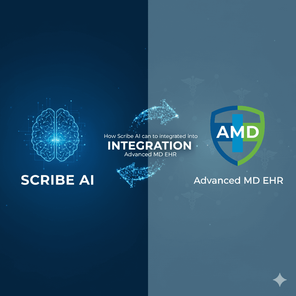 How Scribe AI can be integrated into Advanced MD EHR?