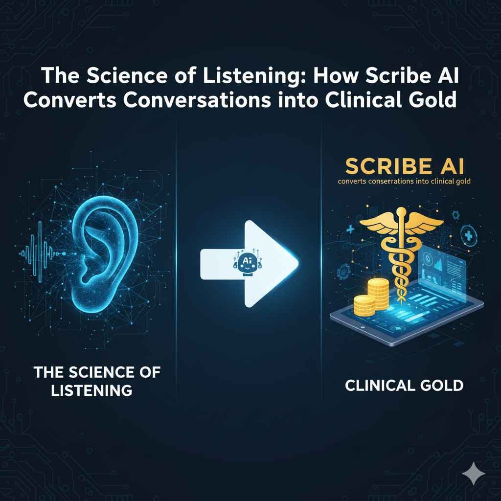 The Science of Listening: How Scribe AI Converts Conversations into Clinical Gold